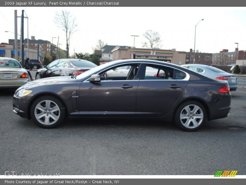 Pearl Grey Metallic / Charcoal/Charcoal 2009 Jaguar XF Luxury