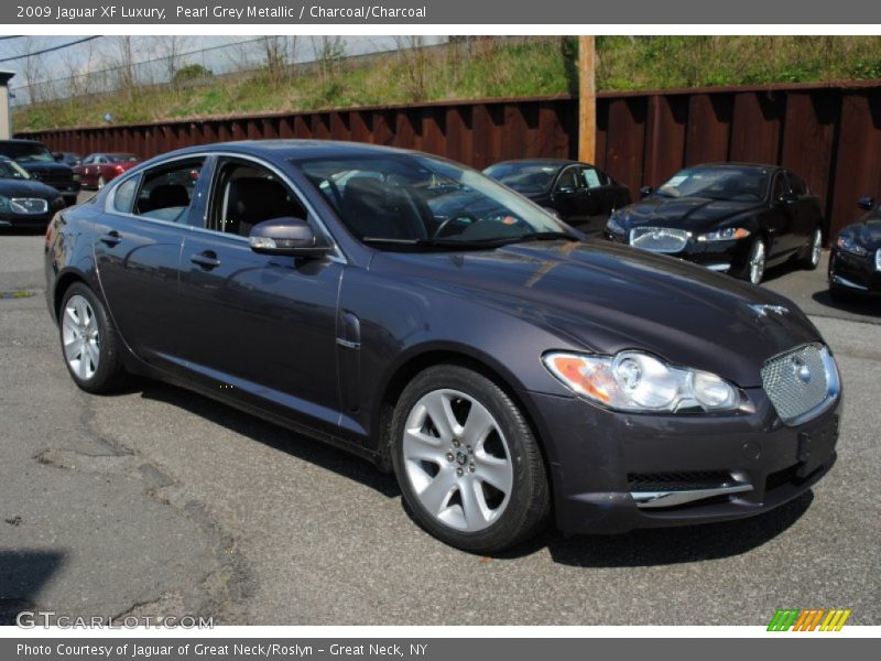 Pearl Grey Metallic / Charcoal/Charcoal 2009 Jaguar XF Luxury