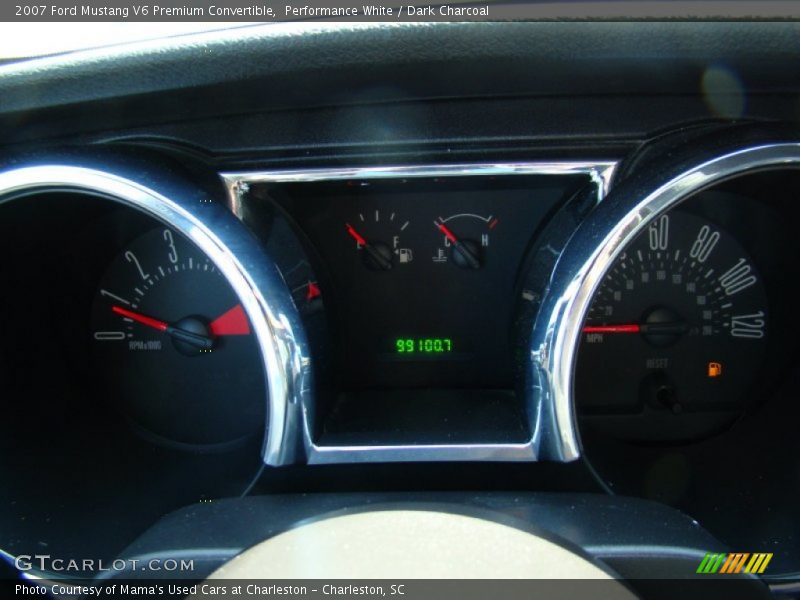 Performance White / Dark Charcoal 2007 Ford Mustang V6 Premium Convertible