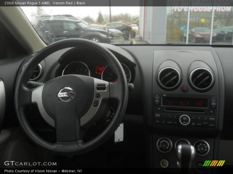 Venom Red / Black 2009 Nissan Rogue S AWD
