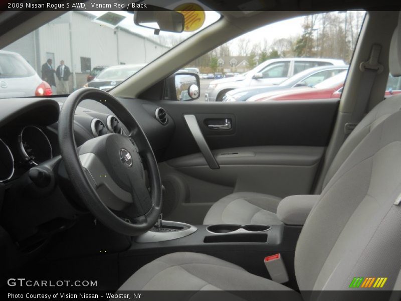 Venom Red / Black 2009 Nissan Rogue S AWD
