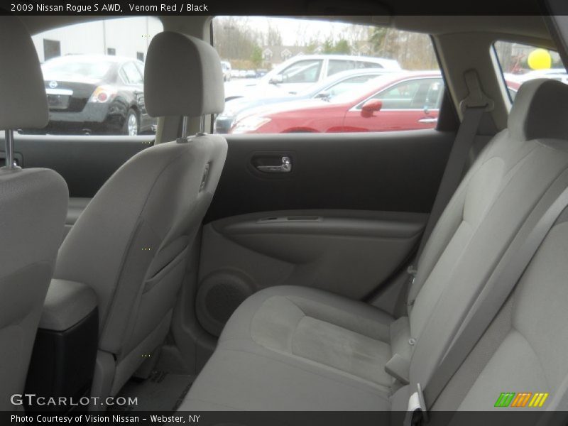 Venom Red / Black 2009 Nissan Rogue S AWD