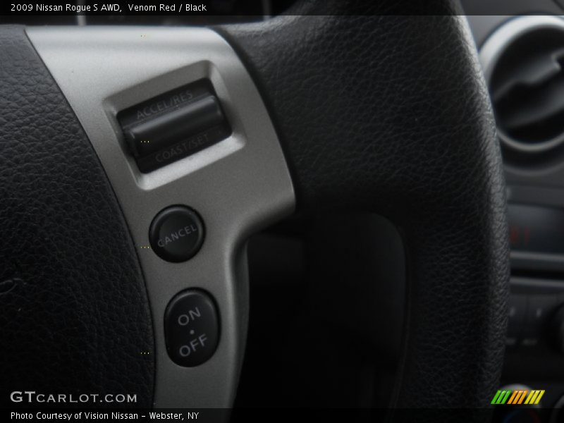Venom Red / Black 2009 Nissan Rogue S AWD