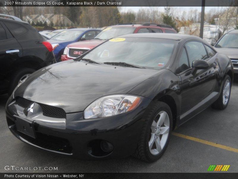 Kalapana Black / Dark Charcoal 2007 Mitsubishi Eclipse GS Coupe