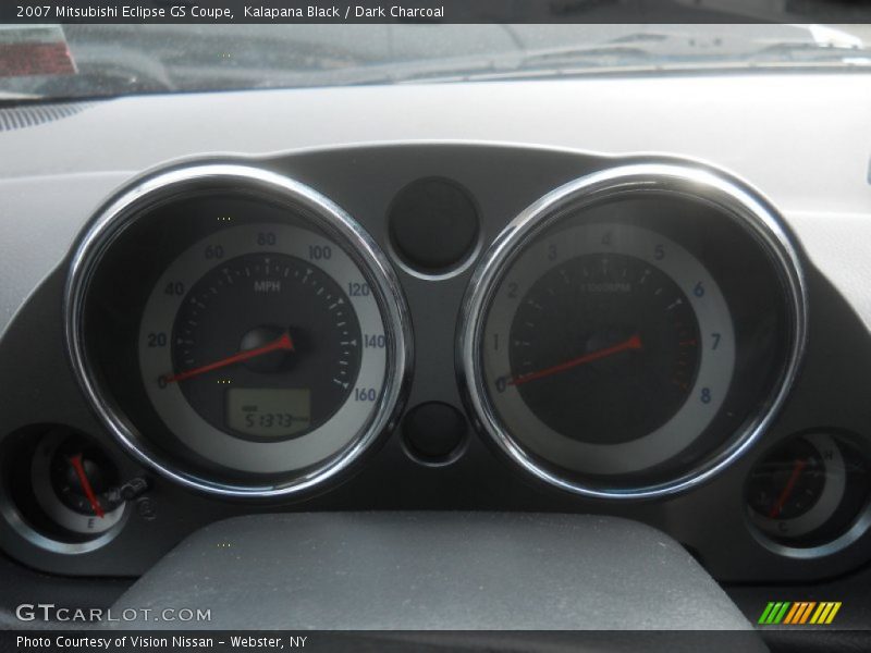 Kalapana Black / Dark Charcoal 2007 Mitsubishi Eclipse GS Coupe