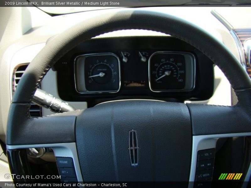 Brilliant Silver Metallic / Medium Light Stone 2009 Lincoln MKX