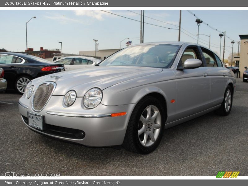Platinum Metallic / Champagne 2006 Jaguar S-Type 4.2