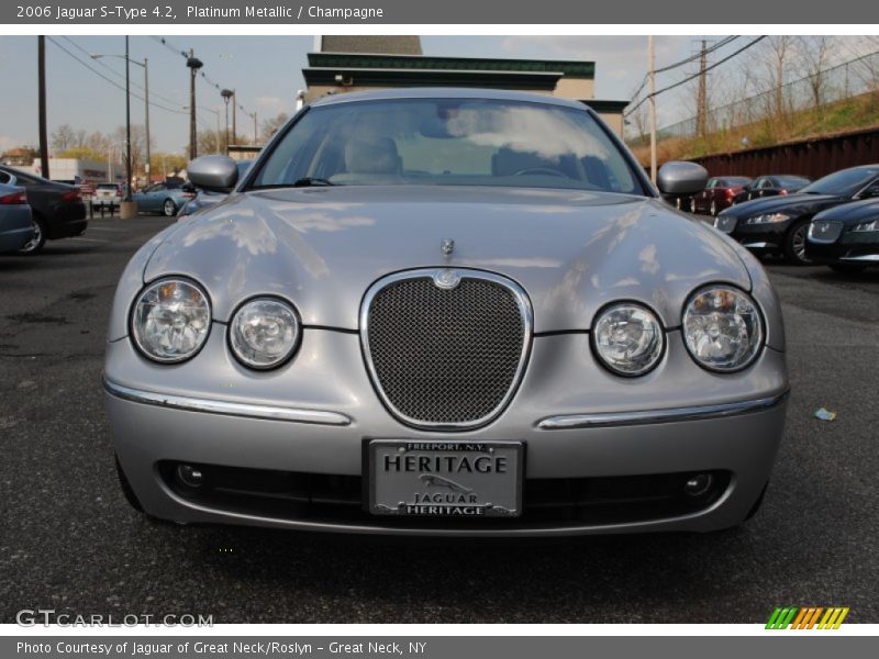 Platinum Metallic / Champagne 2006 Jaguar S-Type 4.2