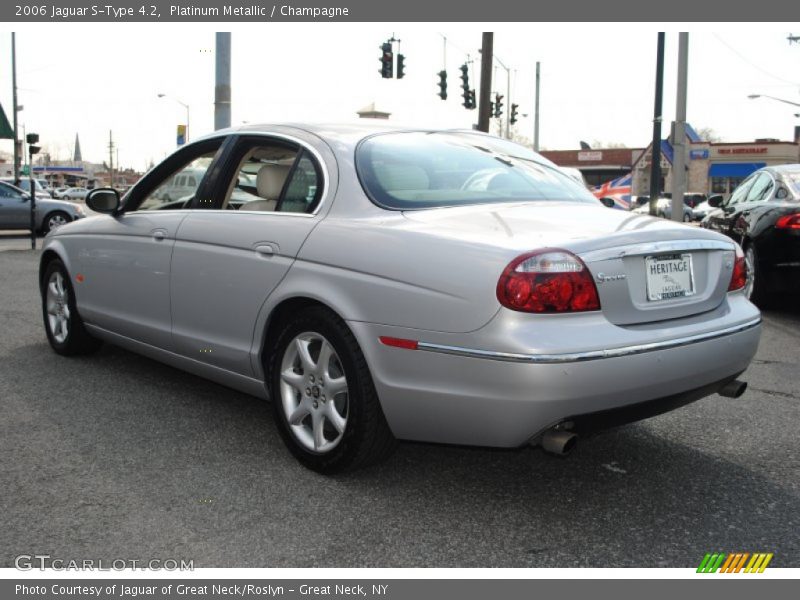 Platinum Metallic / Champagne 2006 Jaguar S-Type 4.2