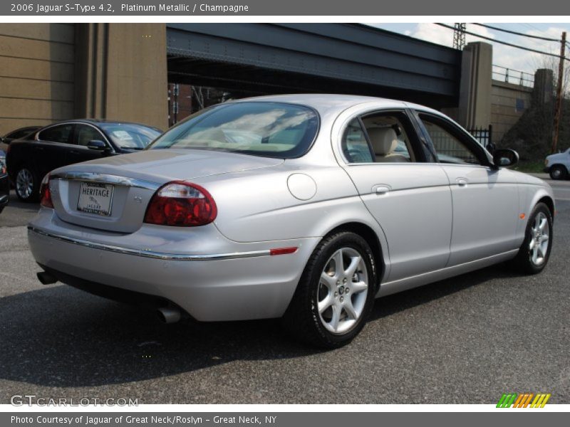 Platinum Metallic / Champagne 2006 Jaguar S-Type 4.2