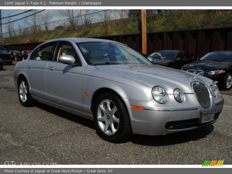 Platinum Metallic / Champagne 2006 Jaguar S-Type 4.2