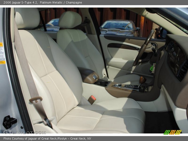 Platinum Metallic / Champagne 2006 Jaguar S-Type 4.2