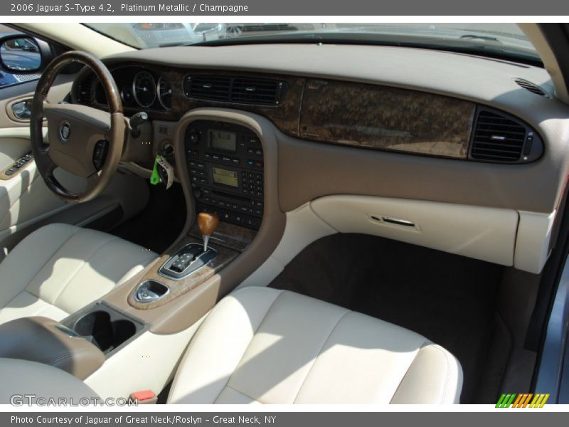 Platinum Metallic / Champagne 2006 Jaguar S-Type 4.2