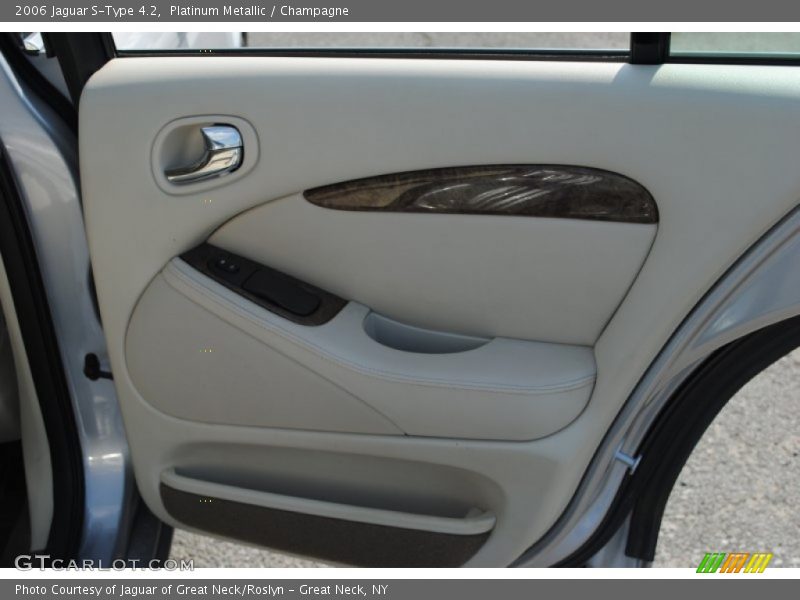 Platinum Metallic / Champagne 2006 Jaguar S-Type 4.2