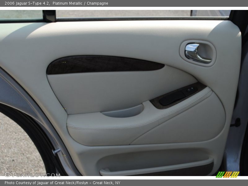 Platinum Metallic / Champagne 2006 Jaguar S-Type 4.2