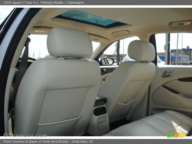 Platinum Metallic / Champagne 2006 Jaguar S-Type 4.2