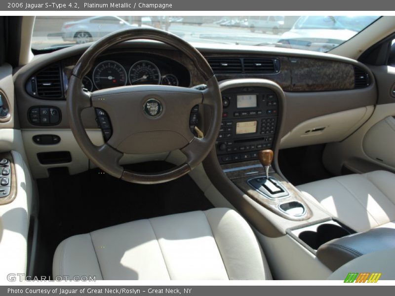 Platinum Metallic / Champagne 2006 Jaguar S-Type 4.2