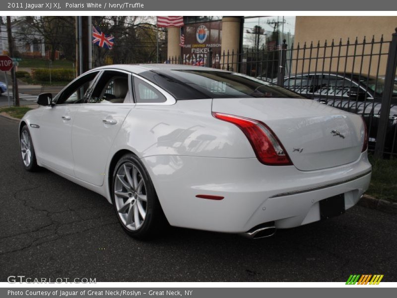 Polaris White / Ivory/Truffle 2011 Jaguar XJ XJ