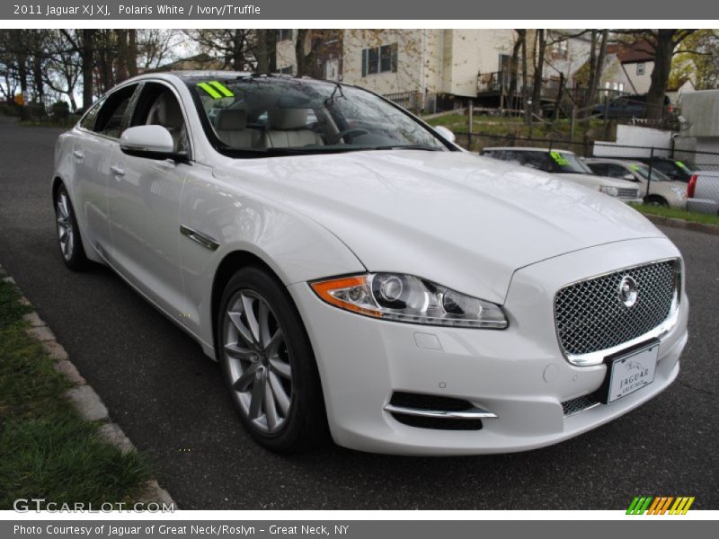 Polaris White / Ivory/Truffle 2011 Jaguar XJ XJ