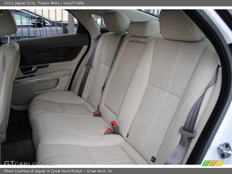 Polaris White / Ivory/Truffle 2011 Jaguar XJ XJ