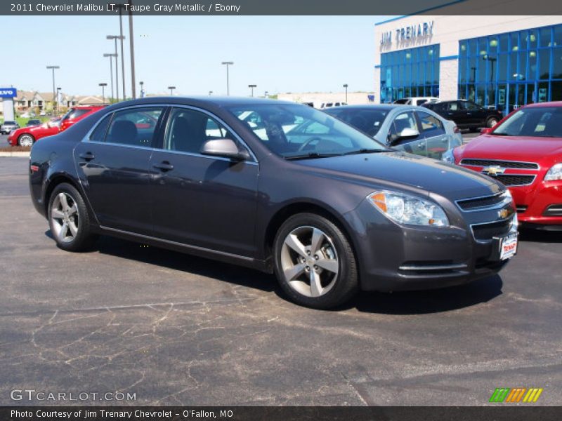 Taupe Gray Metallic / Ebony 2011 Chevrolet Malibu LT