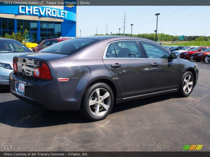 Taupe Gray Metallic / Ebony 2011 Chevrolet Malibu LT