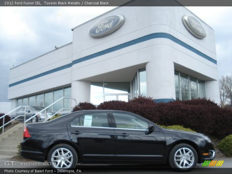 Tuxedo Black Metallic / Charcoal Black 2012 Ford Fusion SEL