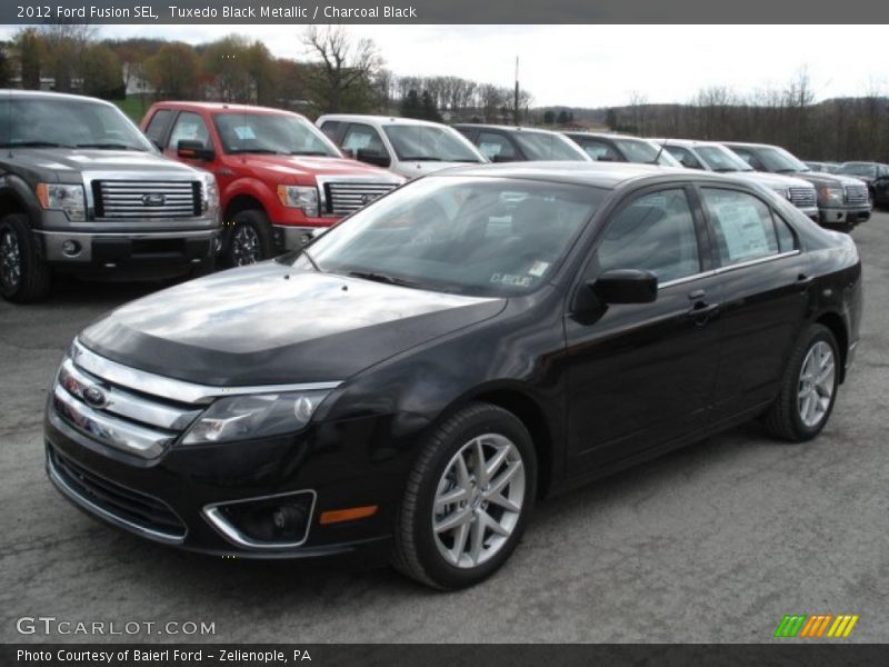 Tuxedo Black Metallic / Charcoal Black 2012 Ford Fusion SEL