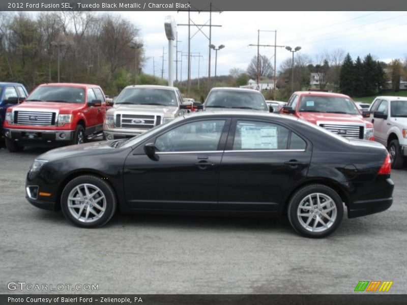 Tuxedo Black Metallic / Charcoal Black 2012 Ford Fusion SEL