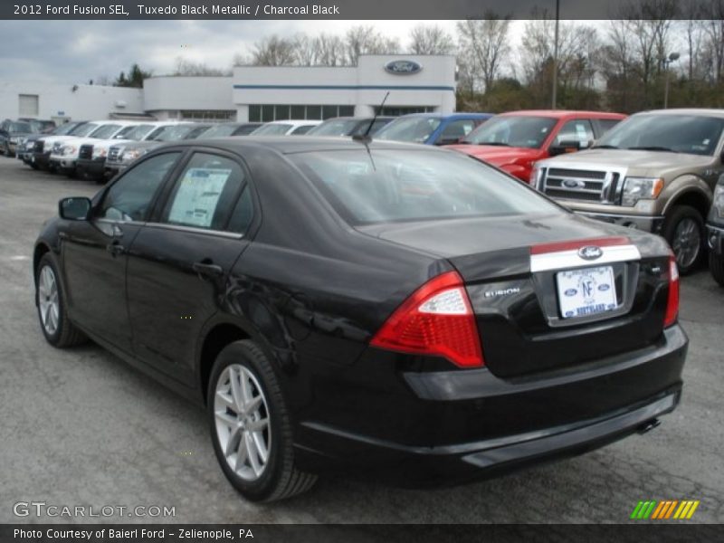 Tuxedo Black Metallic / Charcoal Black 2012 Ford Fusion SEL