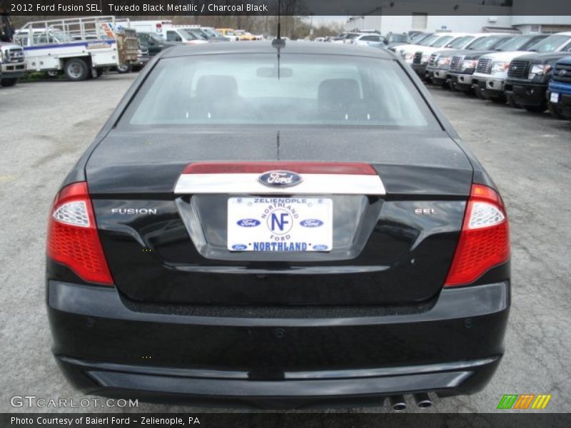 Tuxedo Black Metallic / Charcoal Black 2012 Ford Fusion SEL