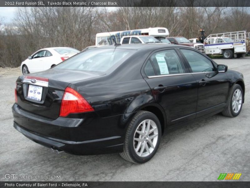 Tuxedo Black Metallic / Charcoal Black 2012 Ford Fusion SEL