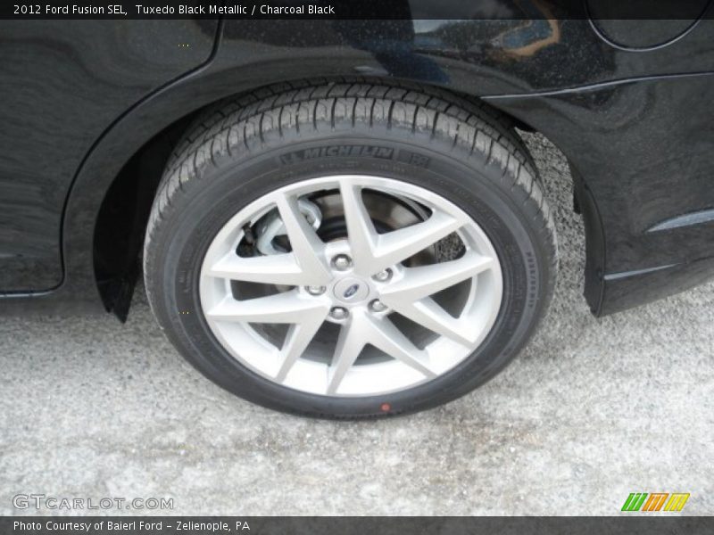 Tuxedo Black Metallic / Charcoal Black 2012 Ford Fusion SEL