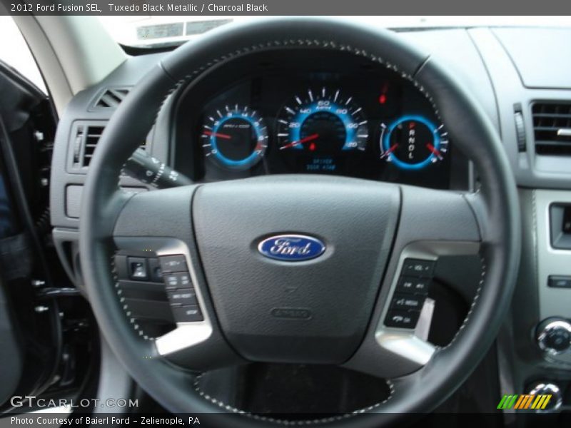 Tuxedo Black Metallic / Charcoal Black 2012 Ford Fusion SEL