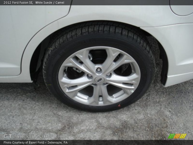 White Suede / Camel 2012 Ford Fusion SE