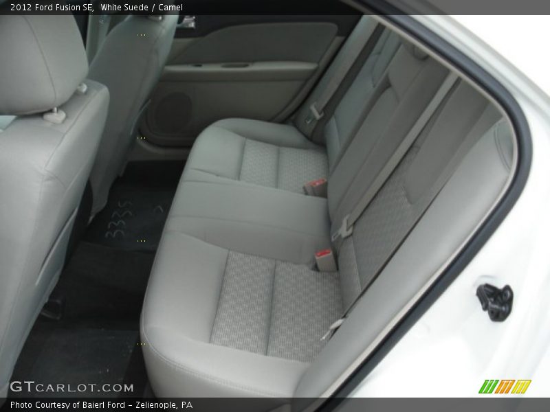 White Suede / Camel 2012 Ford Fusion SE