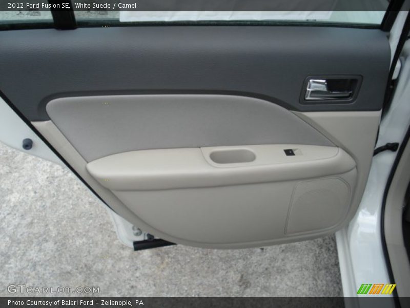 White Suede / Camel 2012 Ford Fusion SE