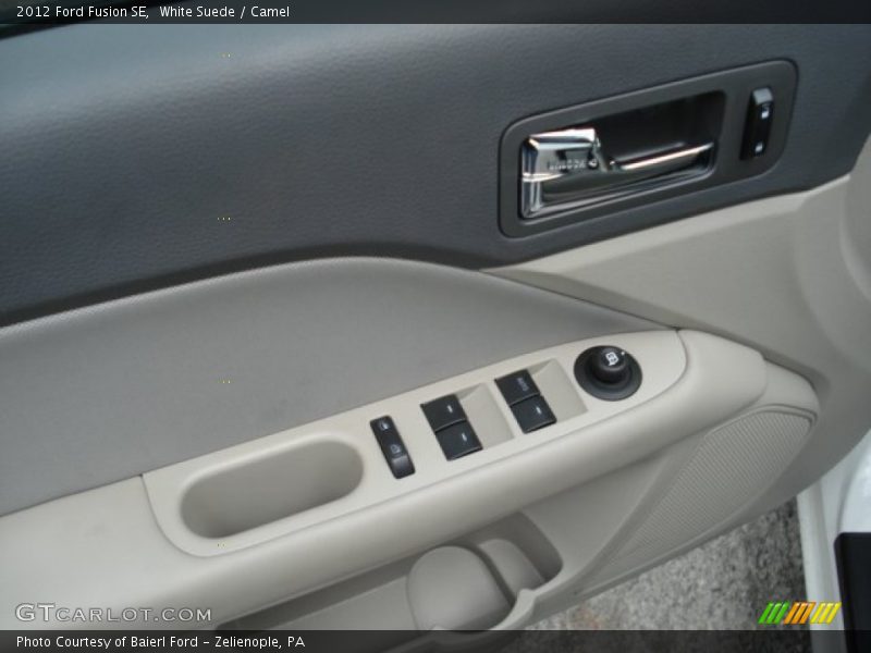 White Suede / Camel 2012 Ford Fusion SE