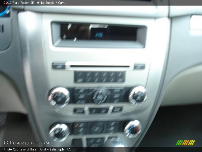 White Suede / Camel 2012 Ford Fusion SE
