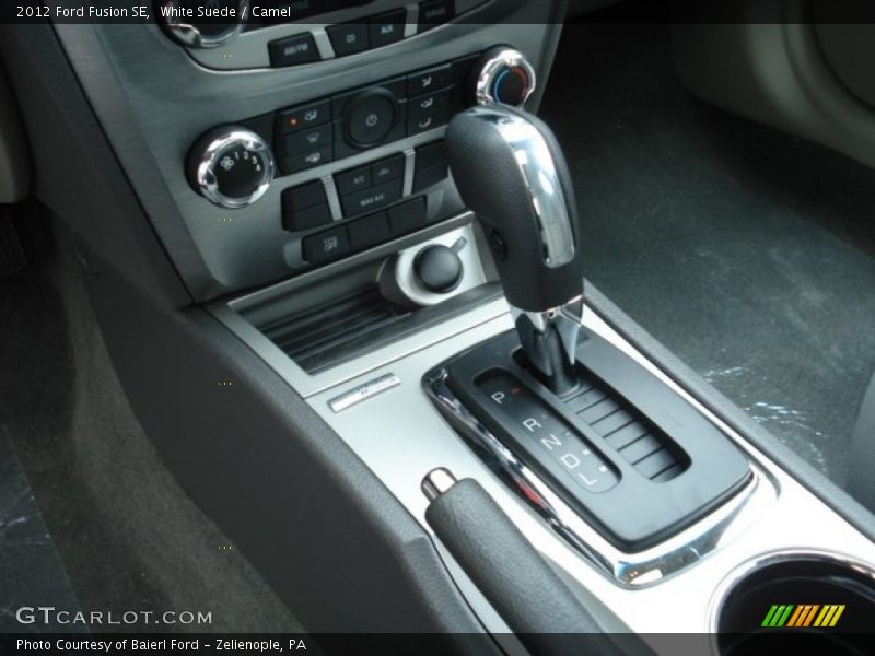 White Suede / Camel 2012 Ford Fusion SE
