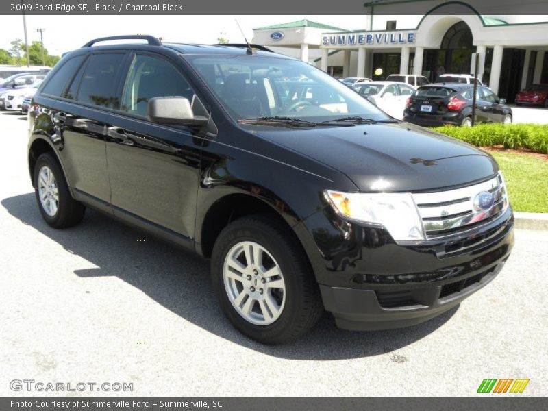 Black / Charcoal Black 2009 Ford Edge SE