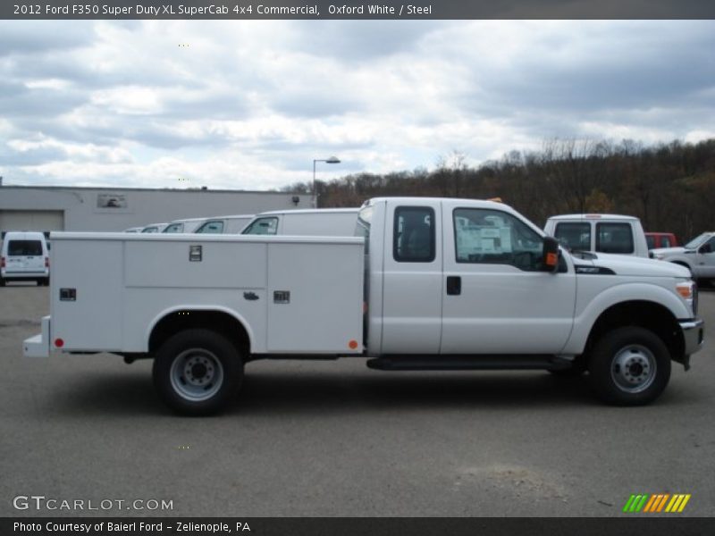 Oxford White / Steel 2012 Ford F350 Super Duty XL SuperCab 4x4 Commercial