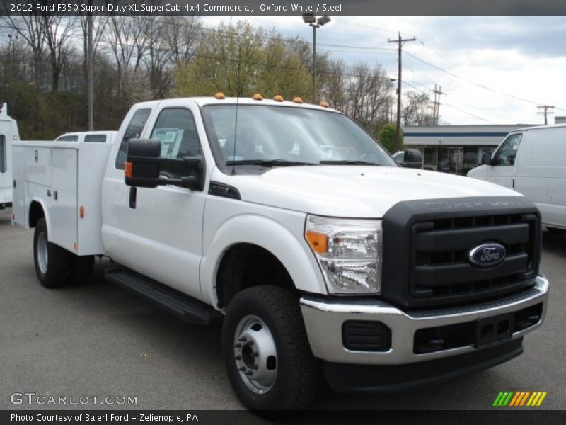Front 3/4 View of 2012 F350 Super Duty XL SuperCab 4x4 Commercial