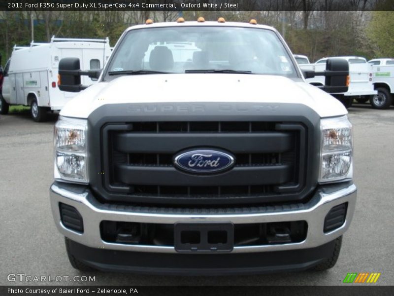Oxford White / Steel 2012 Ford F350 Super Duty XL SuperCab 4x4 Commercial