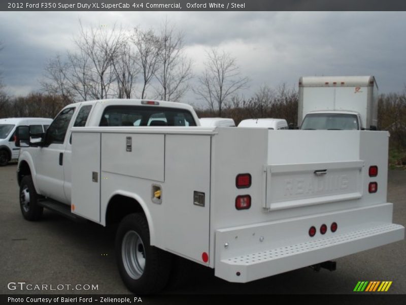 Oxford White / Steel 2012 Ford F350 Super Duty XL SuperCab 4x4 Commercial