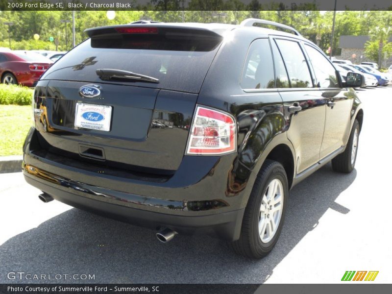 Black / Charcoal Black 2009 Ford Edge SE