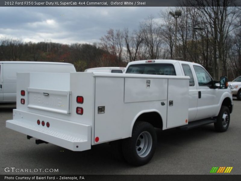  2012 F350 Super Duty XL SuperCab 4x4 Commercial Oxford White