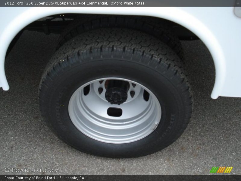 Oxford White / Steel 2012 Ford F350 Super Duty XL SuperCab 4x4 Commercial