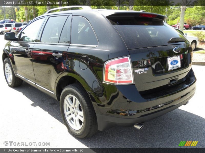 Black / Charcoal Black 2009 Ford Edge SE