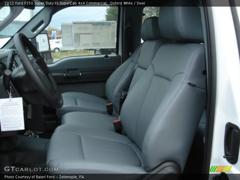 Front Seat of 2012 F350 Super Duty XL SuperCab 4x4 Commercial